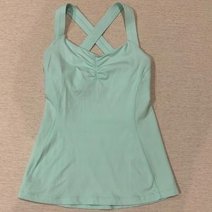 Lululemon mint green tank top